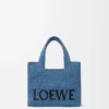 Font Tote «Mini Loewe» em ráfia Font Tote «Mini Loewe» em ráfia