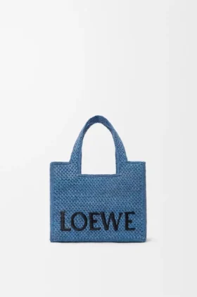 Font Tote «Mini Loewe» em ráfia