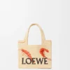 Font Tote «Mini Loewe» em ráfia Font Tote «Mini Loewe» em ráfia