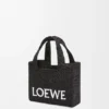 Font Tote «Mini Loewe» em ráfia Font Tote «Mini Loewe» em ráfia