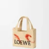 Font Tote «Mini Loewe» em ráfia Font Tote «Mini Loewe» em ráfia