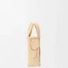 Font Tote «Mini Loewe» em ráfia Font Tote «Mini Loewe» em ráfia
