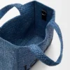 Font Tote «Mini Loewe» em ráfia Font Tote «Mini Loewe» em ráfia