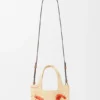 Font Tote «Mini Loewe» em ráfia Font Tote «Mini Loewe» em ráfia