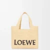 Font Tote «Small Loewe» em ráfia
