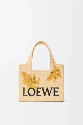 Font Tote «Small Loewe» em ráfia