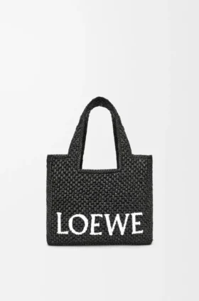 Font Tote «Small Loewe» em ráfia