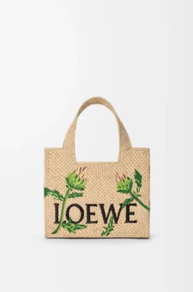 Font Tote «Small Loewe» em ráfia