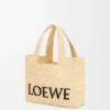 Font Tote «Small Loewe» em ráfia