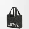 Font Tote «Small Loewe» em ráfia