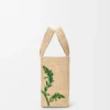 Font Tote «Small Loewe» em ráfia Font Tote «Small Loewe» em ráfia