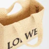 Font Tote «Small Loewe» em ráfia