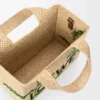 Font Tote «Small Loewe» em ráfia Font Tote «Small Loewe» em ráfia