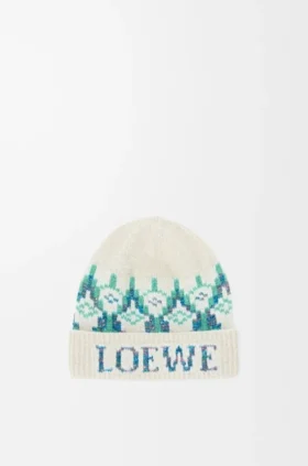 Gorro em mistura de lã
