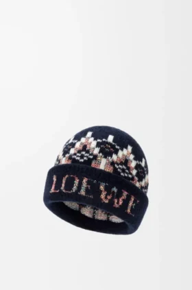 Gorro em mistura de lã