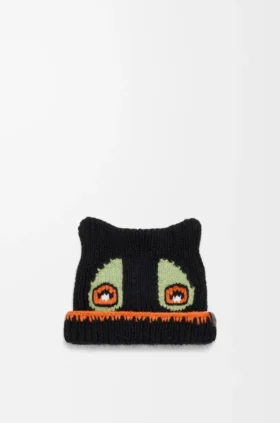 Gorro em mistura de lã, alpaca e mohair