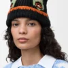 Gorro em mistura de lã, alpaca e mohair Gorro em mistura de lã, alpaca e mohair