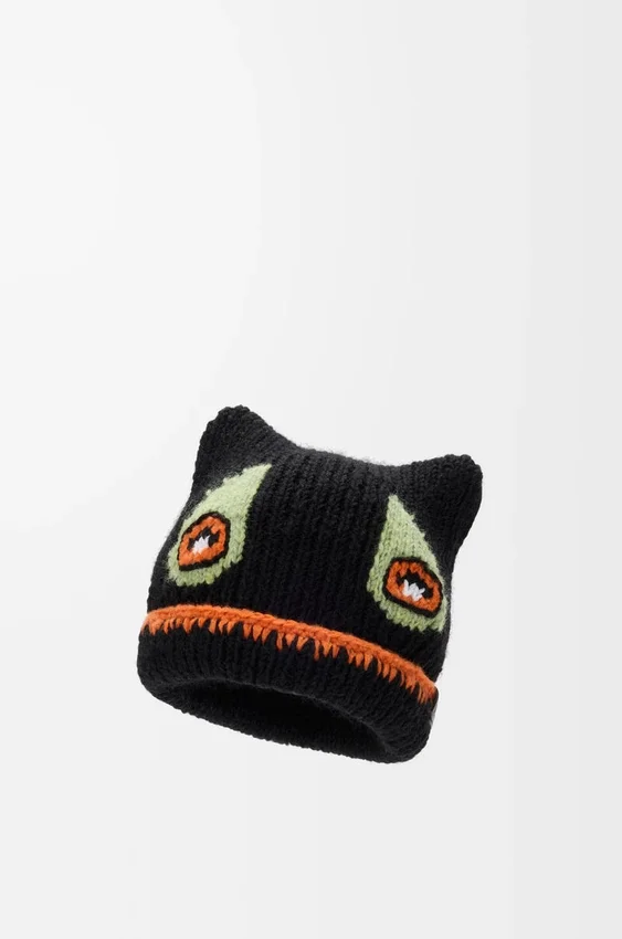 Gorro em mistura de lã, alpaca e mohair Gorro em mistura de lã, alpaca e mohair