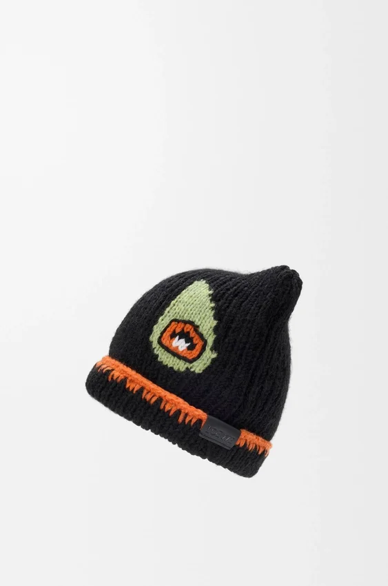 Gorro em mistura de lã, alpaca e mohair Gorro em mistura de lã, alpaca e mohair