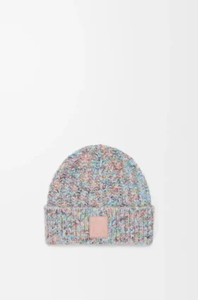 Gorro em mistura de lã e caxemira