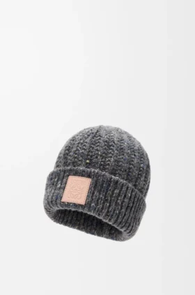 Gorro em mistura de lã e caxemira