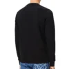 Homem” Loewe Anagram Algodão Gola Redonda Alfabeto Bordado Desportivo Clássico Preto H526341Xa1-1100