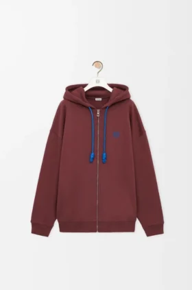 Hoodie com fecho em algodão Hoodie com fecho em algodão