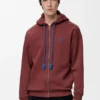 Hoodie com fecho em algodão Hoodie com fecho em algodão