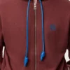 Hoodie com fecho em algodão Hoodie com fecho em algodão