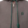 Hoodie com fecho em algodão Hoodie com fecho em algodão