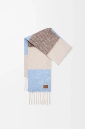 Lenço em mistura de alpaca e lã