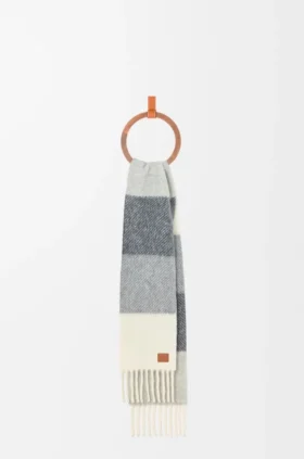 Lenço em mistura de alpaca e lã