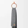 Lenço em mistura de alpaca e lã Lenço em mistura de alpaca e lã