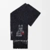 Lenço em mistura de lã, seda e alpaca Lenço em mistura de lã, seda e alpaca