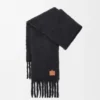 Lenço em mistura de mohair e lã Lenço em mistura de mohair e lã