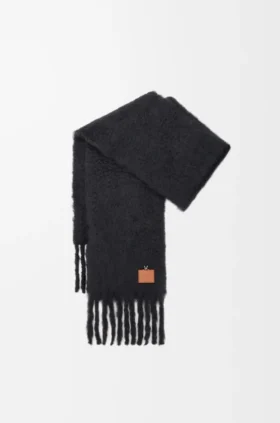 Lenço em mistura de mohair e lã