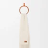Lenço em mistura de mohair e lã Lenço em mistura de mohair e lã