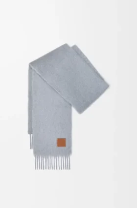 Lenço em mohair e lã