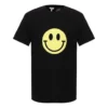 Loewe para homem, amarelo peito, rosto sorridente, manga curta, preto H616341X87-1100