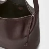 Loop Hobo grande em pele de bezerro granulada e macia Loop Hobo grande em pele de bezerro granulada e macia