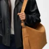 Mala Hobo «Loop» grande em pele de bezerro camurça Mala Hobo «Loop» grande em pele de bezerro camurça