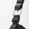 Mala Loewe Swing média em ráfia e pele de bezerro