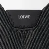 Mala Loewe Swing média em ráfia e pele de bezerro