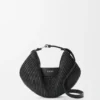 Mala Loewe Swing média em ráfia e pele de bezerro