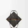 Mala Panta Puzzle Fold Saco tote em pele de bezerro brilhante Mala Panta Puzzle Fold Saco tote em pele de bezerro brilhante