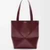 Mala Puzzle Fold saco tote em pele de bezerro brilhante Mala Puzzle Fold saco tote em pele de bezerro brilhante