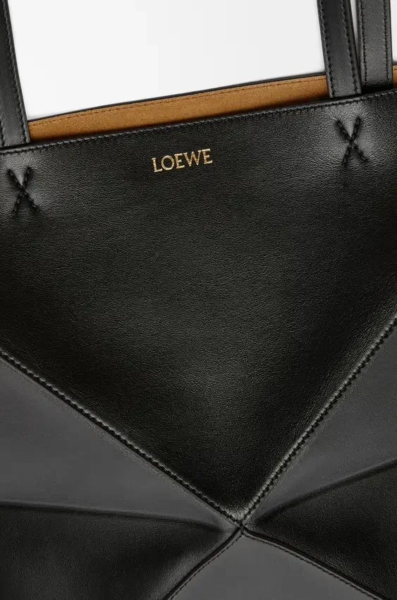 Mala Puzzle Fold saco tote em pele de bezerro brilhante Mala Puzzle Fold saco tote em pele de bezerro brilhante