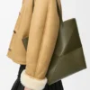 Mala Puzzle Fold saco tote em pele de bezerro brilhante Mala Puzzle Fold saco tote em pele de bezerro brilhante