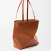 Mala Puzzle Fold saco tote em pele de bezerro brilhante Mala Puzzle Fold saco tote em pele de bezerro brilhante