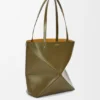 Mala Puzzle Fold saco tote em pele de bezerro brilhante Mala Puzzle Fold saco tote em pele de bezerro brilhante